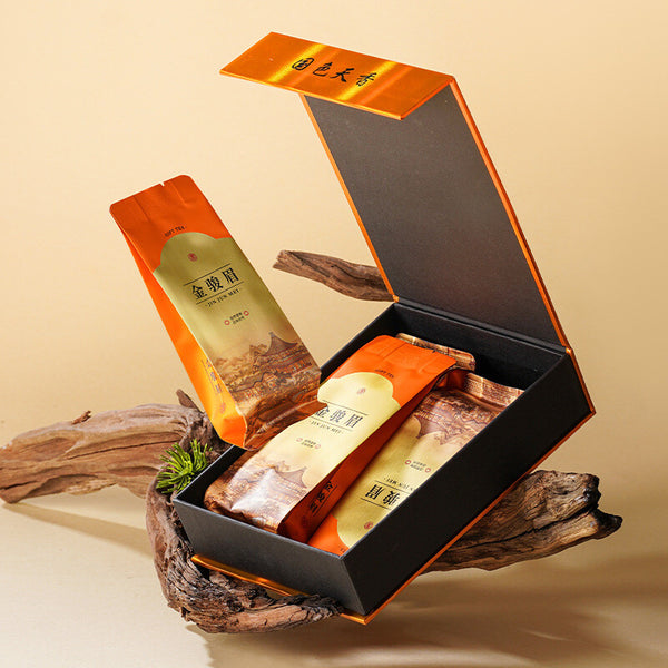 Wuyi Rock Dahongpao Jinjunmei Yunnan PuEr Fujian Jasmine Tea Gift Box
