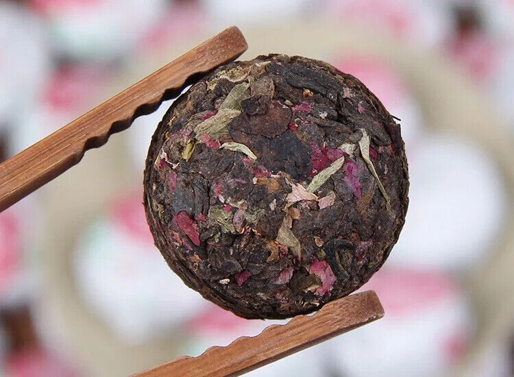 Rose Pu Er Tea Yunnan Rose Flavor Mini Puer Tuo Cha Shu Puer Loose Flavor Tea
