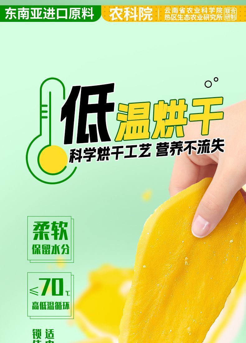Academy of Agriculture Thick-Cut Dried Mango – Office Snack