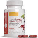 Organic Super Beets Root Capsules 90, 1000mg helps in Brain & Blood