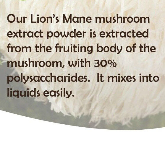 Lion's Mane Mushroom Powder Pure Extract 8.8oz