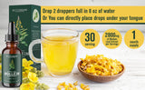 100% Support Lung Cleanse Mullein Leaf Extract Drops All-natural Ingredients