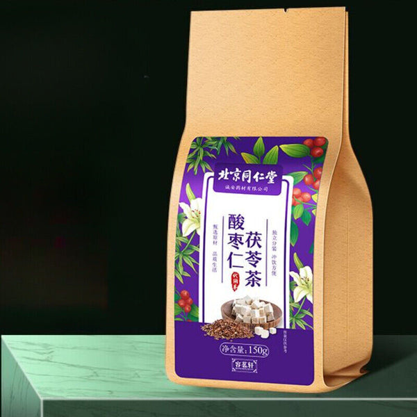 Deep Sleep Insomnia Headache Memory Loss 同仁堂 茯苓酸枣仁茶