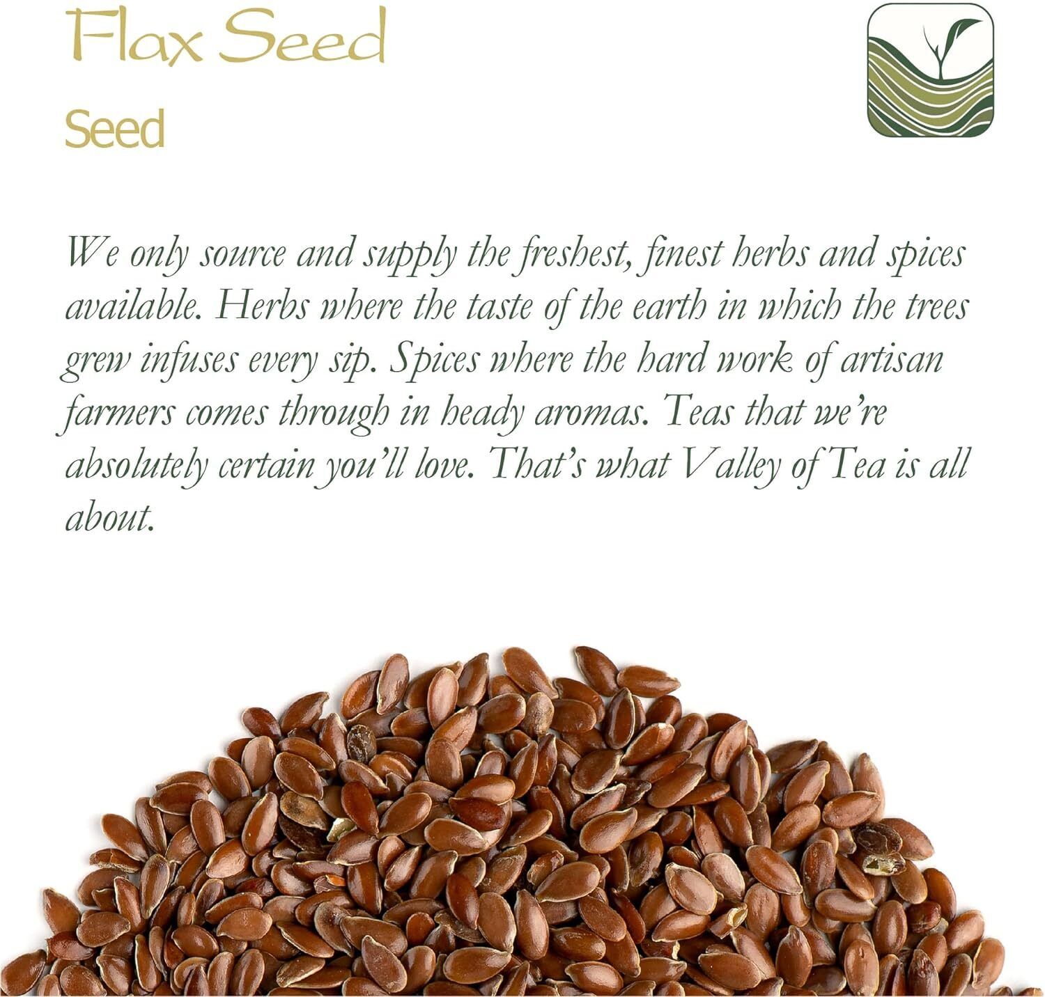 Whole Flax Seeds Organic Flaxseed - Culinairy Grade Flax Seed - Linseeds 200g
