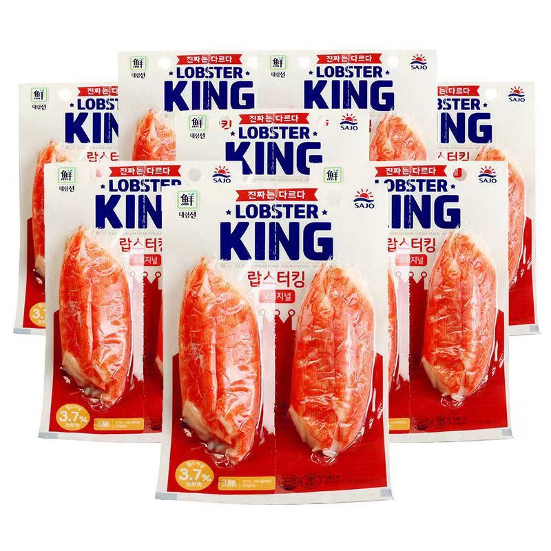 Korean Dalin Cod Lobster Simulation Crab Stick Original Crab Meat Snack 140g