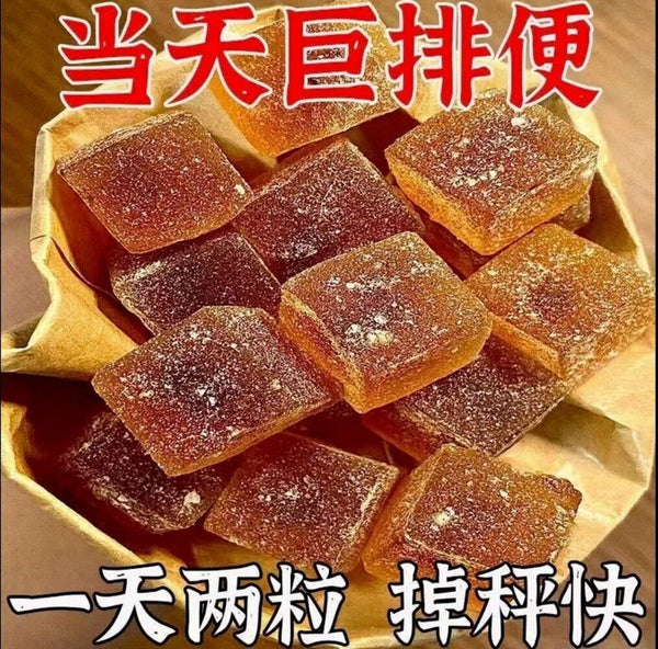 Tangerine Peel Hawthorn Coix Jelly Slimming Detox Snack
