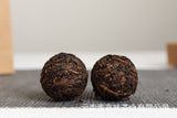 Yunnan Pu'er Tea Menghai Golden Buds Ripe Tea Dragon Pearl 18pcs (Golden Tin)