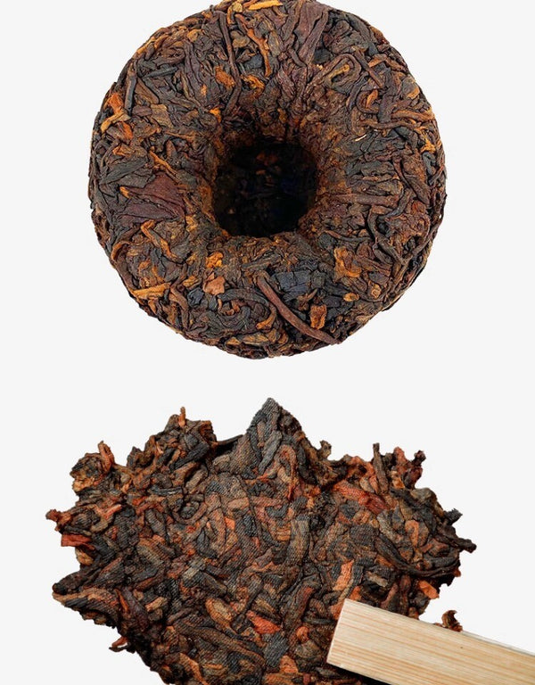 Tulin Phoenix Pu-erh Ripe Tea Yunnan Phoenix Tuocha 100g Aged Tree Wood Aroma