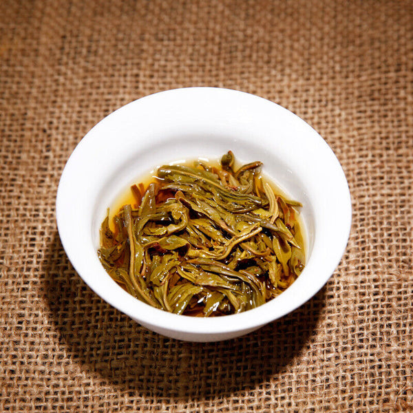 Deep Mountain Ancient Rhyme 100g Pu'er Raw Tea Qizibing Jishunhao Raw Tea