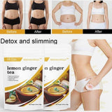 Solid Drinks Lemon Ginger tea Organic Whitening Freckle Detox Lemon Ginger Tea