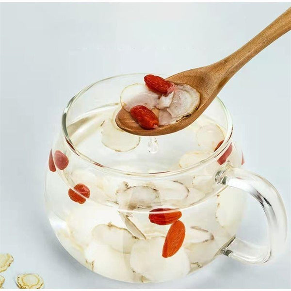 50g American ginseng slices in water for health tea American ginseng slices