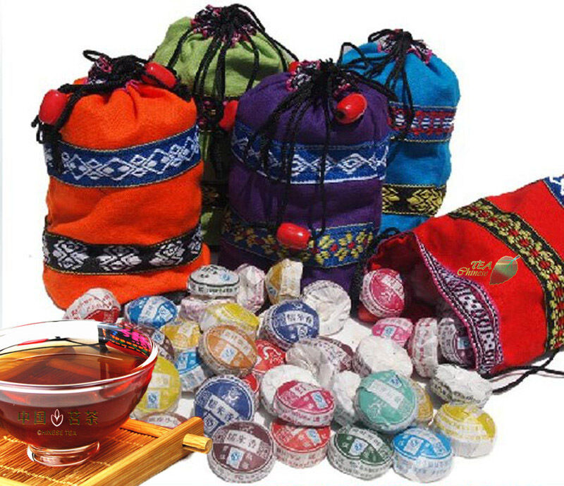 Slimming Mini shu Puer tea Tuocha 10 Flavors China Tea Cha and Cooked Puerh tea