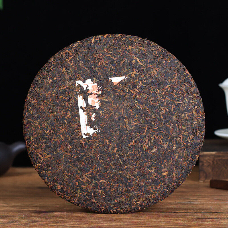 357g Ripe Puerh Tea Cake Yunnan Tea Cake Secondary image