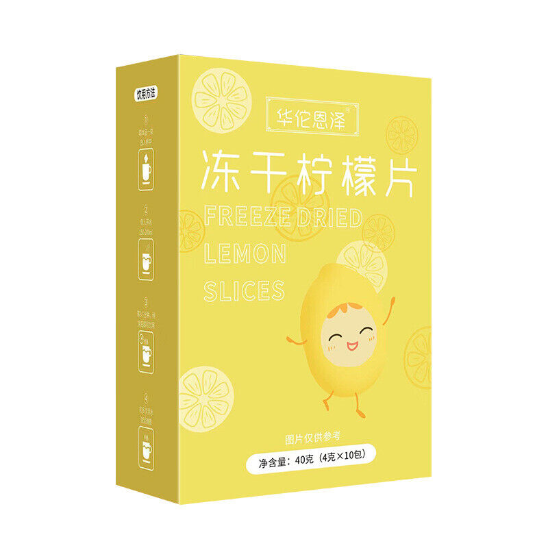 Lemon Slices Freeze-dried Lemon Slices In Water Lemon Slices 40g 4g*10