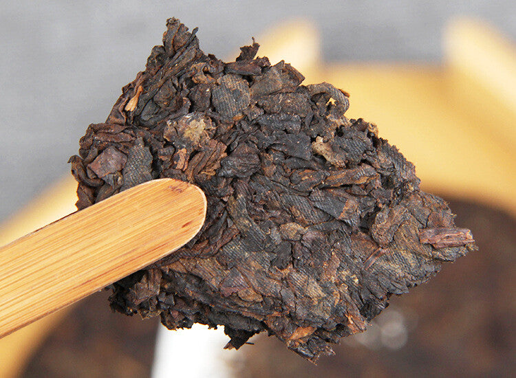 357g Yunnan Arbor Menghai Qizi Cake Collection Pu'er Tea ChenXiang Ripe Tea