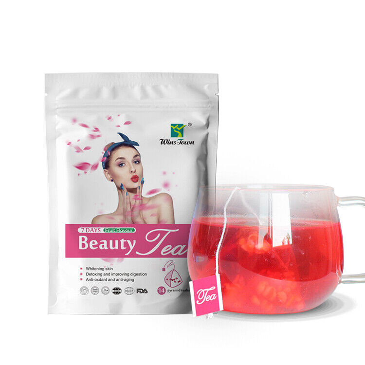 Skinny Tea Skin Beauty Glow Herbal Glowing Skin Complexion 7 Days Beauty Tea