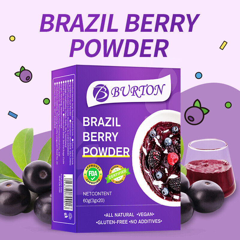 Acai Berry PowderBRAZIL BERRYAnthocyanin Rich Freeze Dried Acai Berry Main image