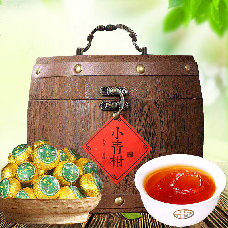 Chen Pei Raw Sun Puerh Tea Ripe Tea Small Green Tangerine Tea Tinned