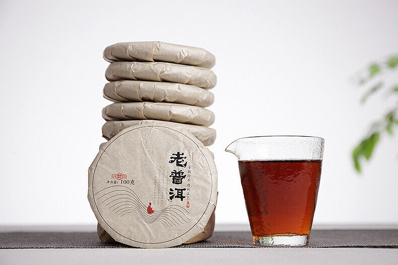 Yunnan Puerh Tea Cooked Tea 100g Old Puerh Ripe Tea Cake