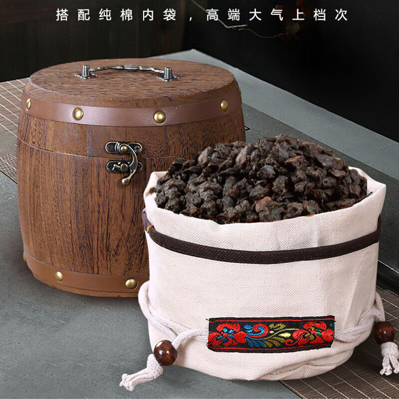 Sticky Rice Fragrance Broken Silver Yunnan Tea Fossil Small Canister Ripe Puerh