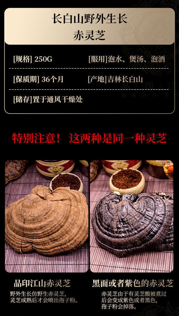 Ganoderma lucidum tablets in tea and soup Changbaishan wildlife infusion tea