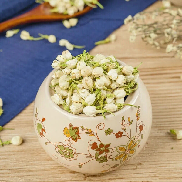 BOUTONS DE JASMIN ENTIER TISE PREMIUM 100g Jasminum officinal Herbe Séchée