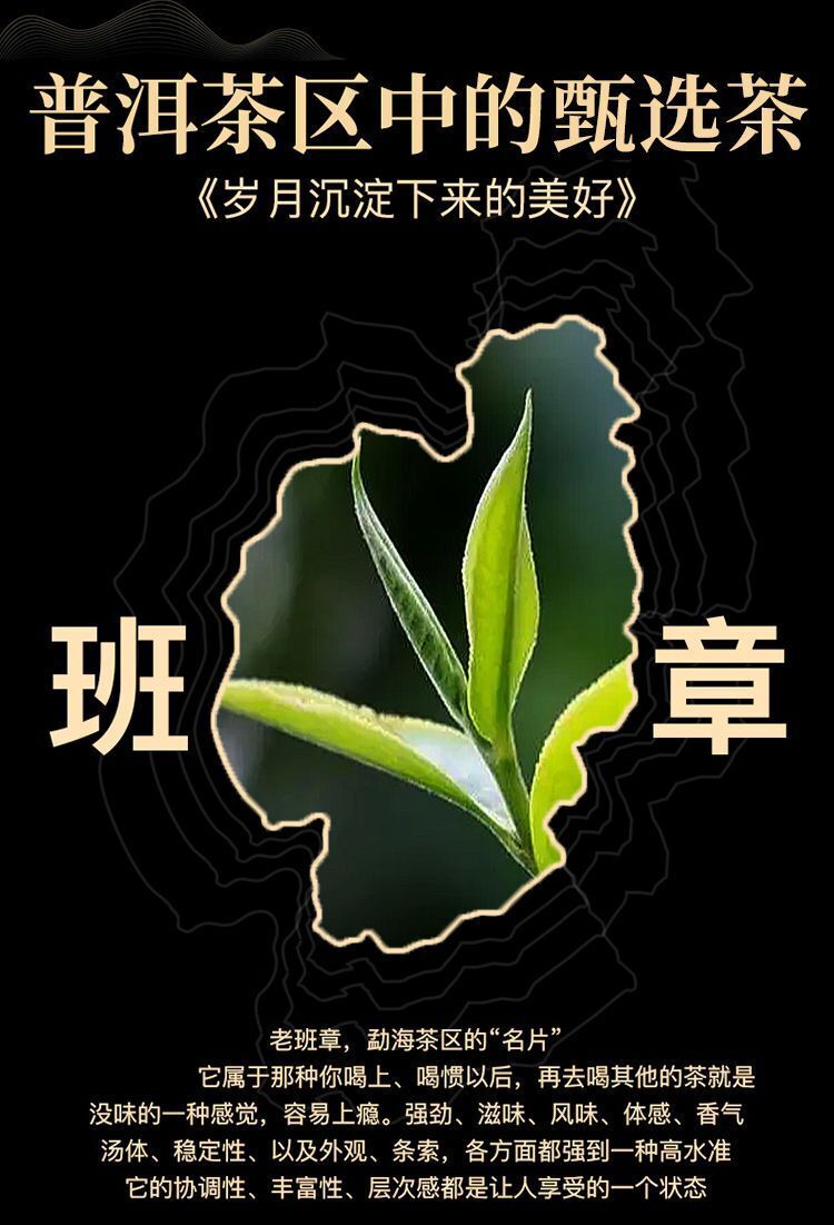 Yunnan Puerh Tea Raw Tea Lao Banzhang Earth Boundary Puerh Raw Tea 357g