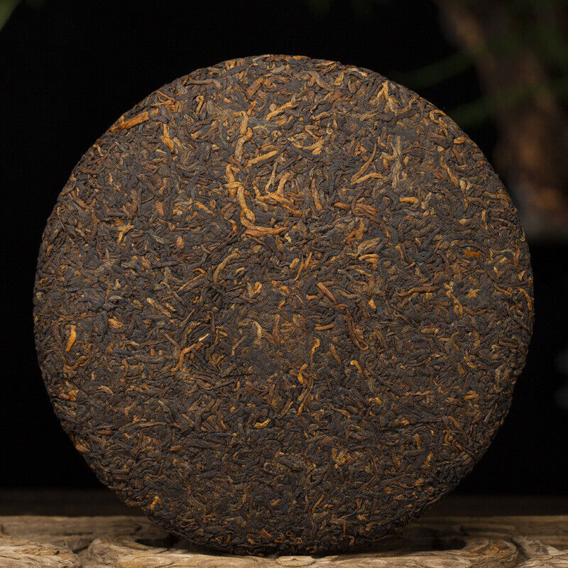 Yiwu Scrape Wind Zhai Puerh Tea Palace Material Puerh Ripe Tea Cake 357g/12.59oz