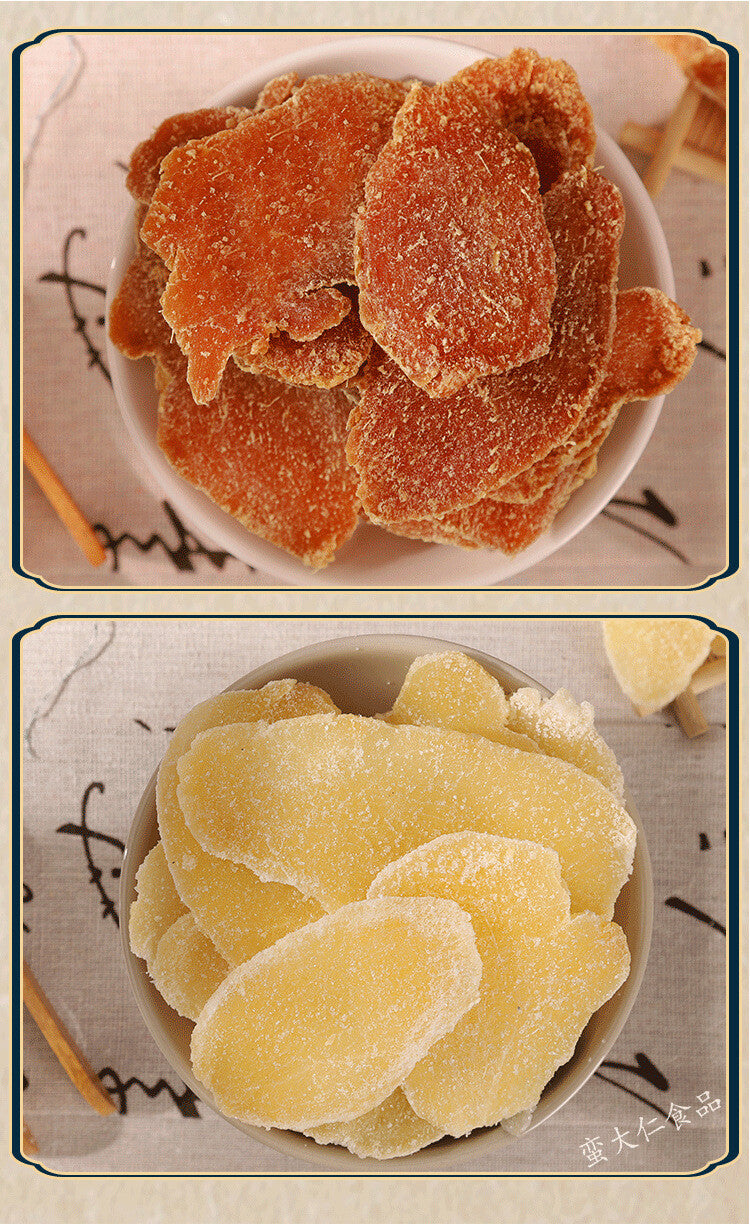 Sugar Ginger Slices Dried 500g Handmade Black Brown Sugar Ginger Sugar Slices