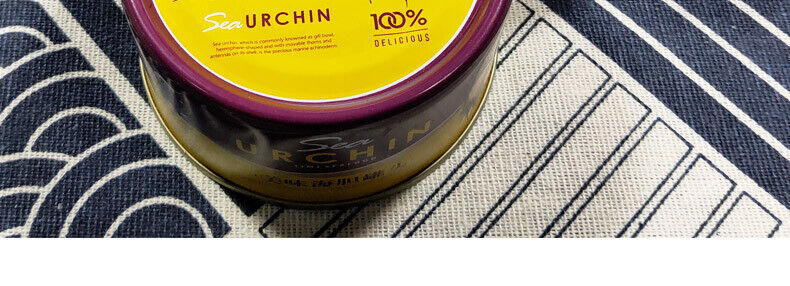 Ready-to-Eat Canned Sea Urchin (120g) – Perfect for Delicious Sashimi Dishes