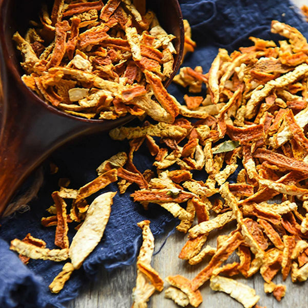 Dried Orange Peel To Make Syrup of Plum Fruit Tea Relieve A Cough Health Care