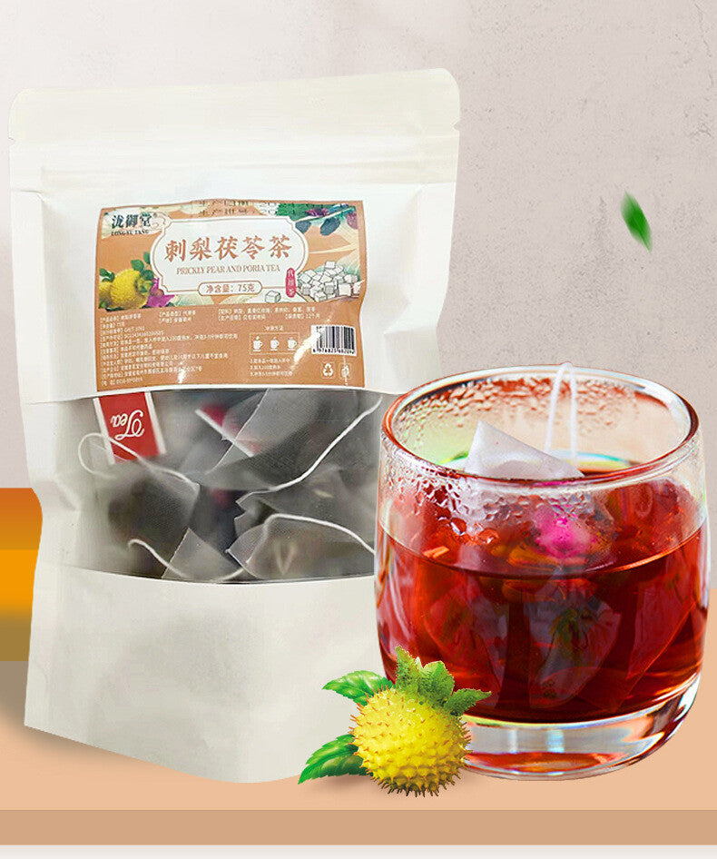 Prickly Pear, Mulberry, Rose, Poria, Black Goji Berry Tea Combo Herbal Bags