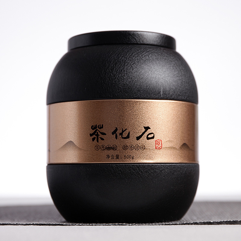 500g/Tin Yunnan Pu'er Tea Menghai Ripe Tea Jujube Tea Fossil Crushed Silver