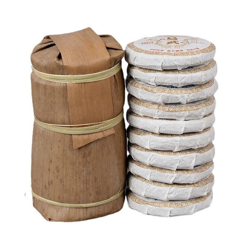 50g Yiwu Ripe Cake Yunnan Tea Yiwu Tea District Pu'er Tea Orchid Fragrance