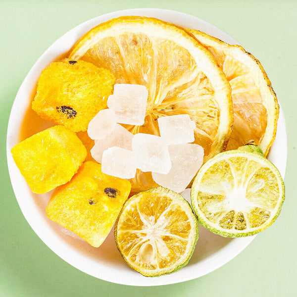 Green Tangerine Lemon Passion Fruit Tea: Summer Cold Brew
