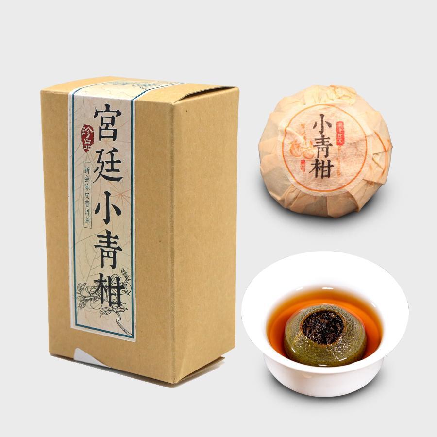 100g Orange Shu Puer Tea,Guwen Xinhui Mandarin Yunnan Puer Ripe Tea Secondary image