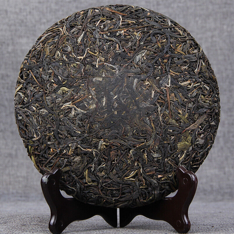 Premium Green Tea 357g/12.59oz   Pu-erh Tea Ancient  Raw Puerh Tea Cake