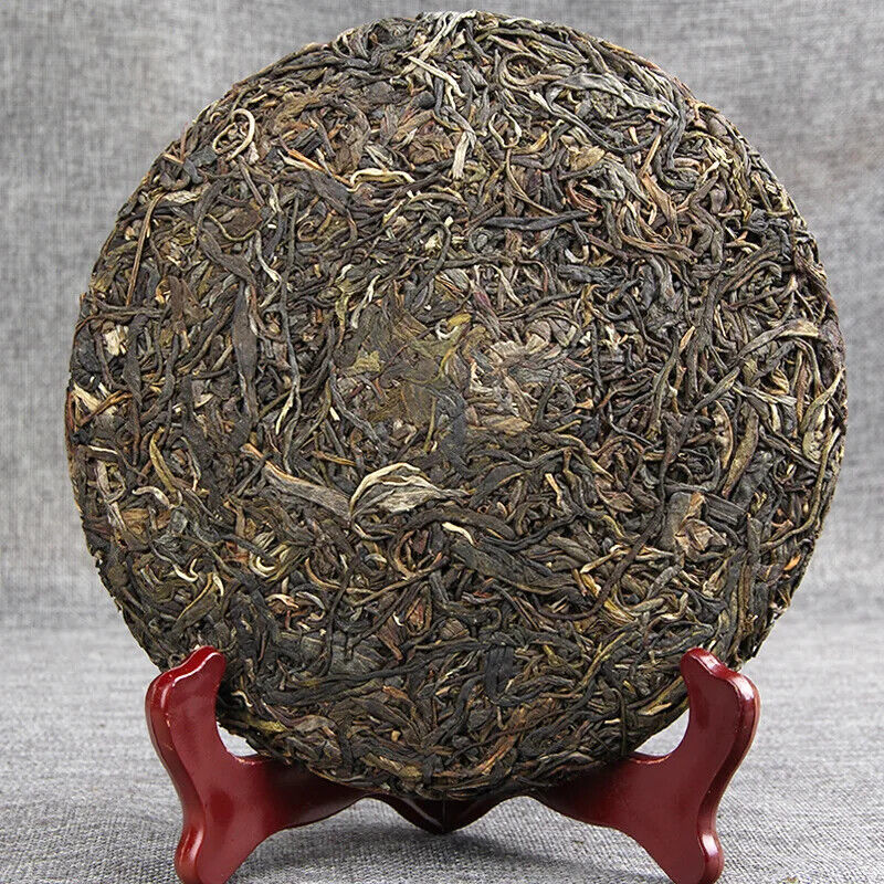 357g Early Spring Raw Puer Tea Qi Zi Bing Cha Unfermented Puer Tea Cake Main image