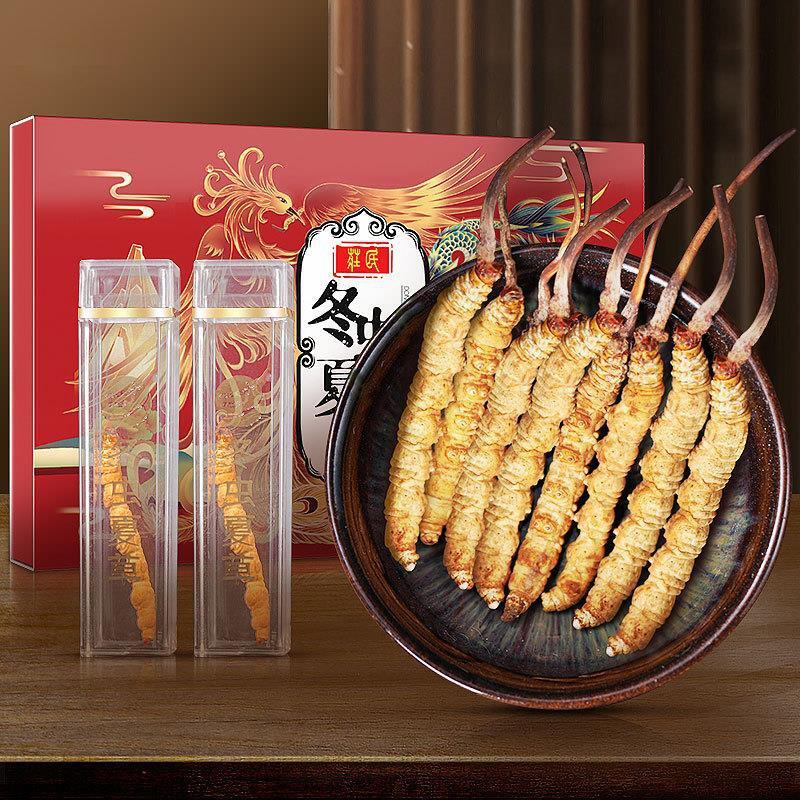 Cordyceps Sinensis Plump and Non-breaking Grass 4 Pieces/g Dong Chong Xia Cao