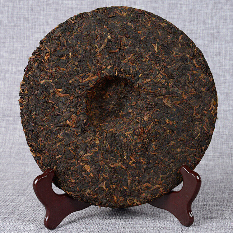 TeaAncient Tree Pu-erh Ripe Cake Health Care 357g Top Black Tea Yunnan Pu-erh Tea
