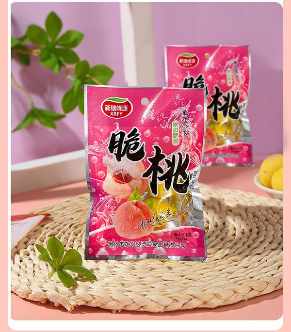 Childhood Favorite Retro Treat Crispy Dried Yellow Peach Snack Sweet & Sour