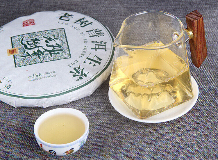 Yunnan Old Tree Banzhang Pu'er Tea Raw Tea ChenXiang Qi Zi Raw Pu'er Tea 12.6oz