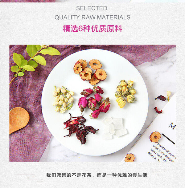 Rose Luoshen Wholesale Flower Tea Chrysanthemum Red Date Sliced Flower Tea