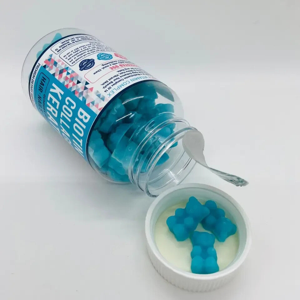 Vitamin Supplements Bear Vegan Biotin Collagen Gummies Hair Skin Nails Secondary image