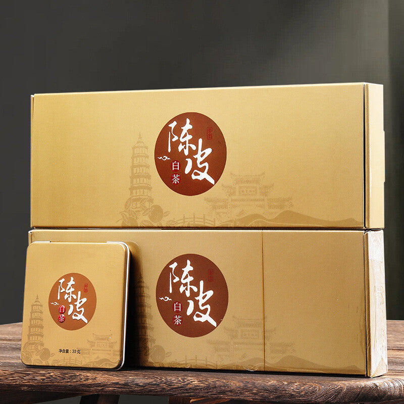 Fuding White Tea 2018 Shou Mei Chen Pi Old White Tea Smoking Sticks 180g