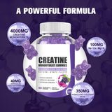 肌酸软糖creatine gummies Workout Fudge Energy Supplement 60 pills