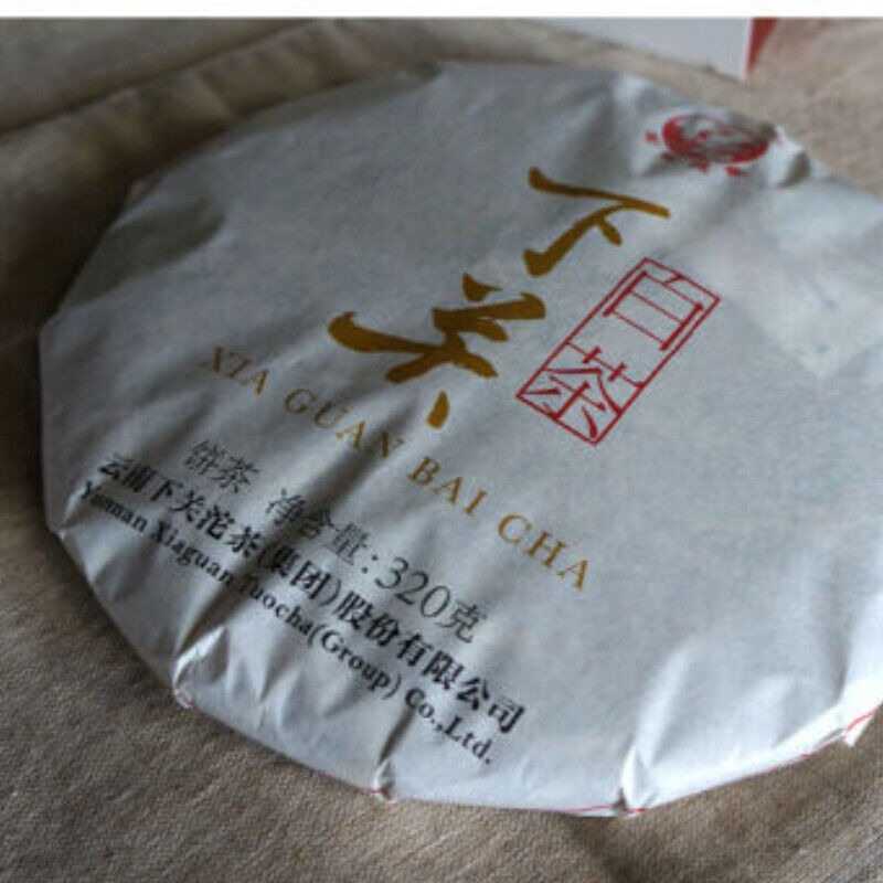 320g Box XIA GUAN BAI CHA Dali White Tea Cake Tea Jinggu Moonlight Pu'er