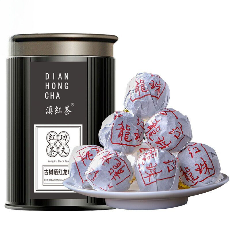 Yunnan Fengqing Dian Hong Tea Old Ancient Trees Longzhu Honey Scented Tea 200g Secondary image