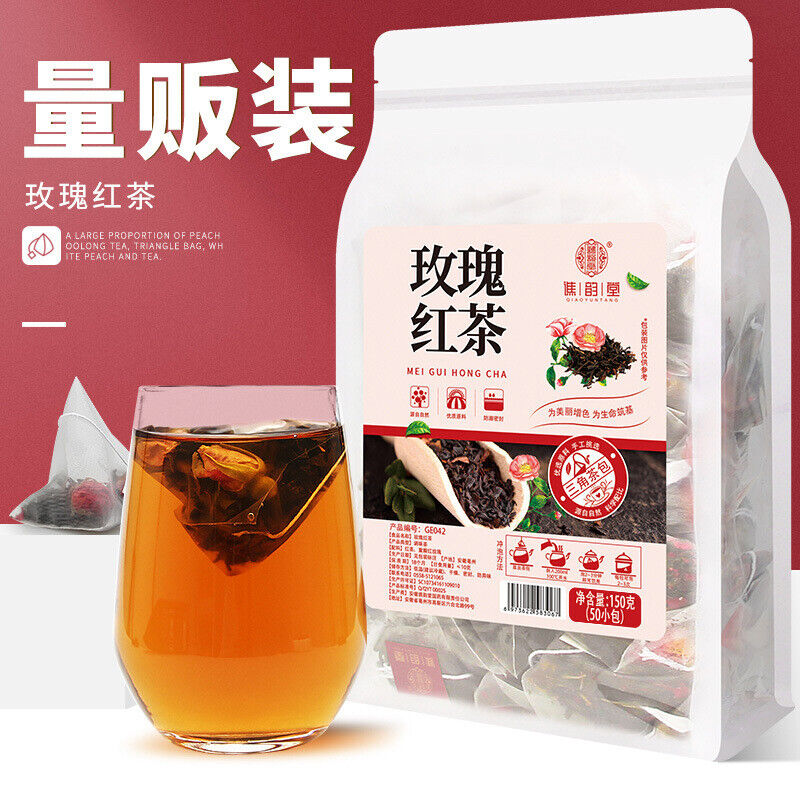 Rose Black Tea Herbal Tea 150g Secondary image