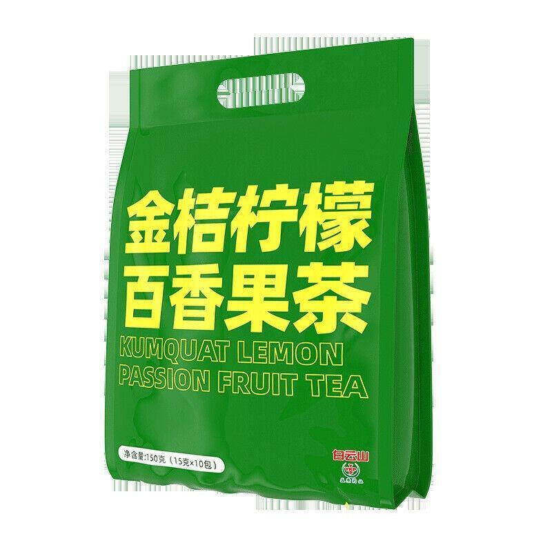 Natural Summer Fruit Flavored Tea Drink Kumquat Lemon Passion Fruit Tea